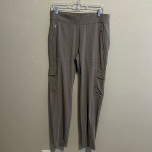 Athleta tan lightweight travel pants. Womens 10T. EUC